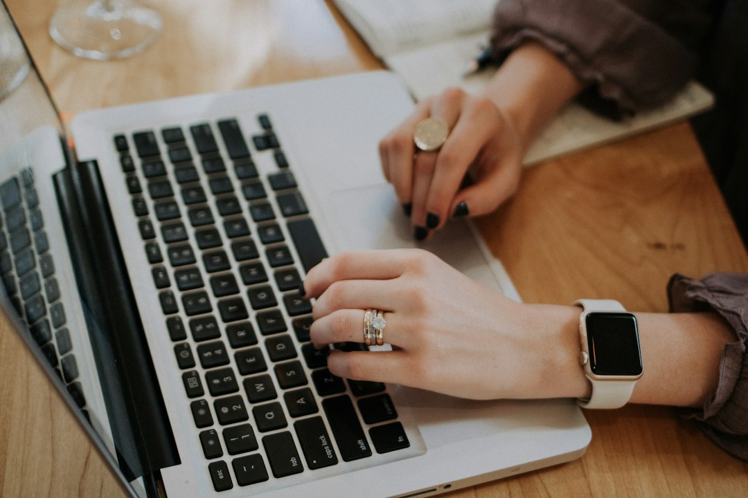 A woman building a new page in the WordPress dashboard